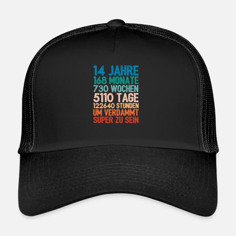 Cadeau d’anniversaire Pour 14 ans 14 ans Casquette trucker 