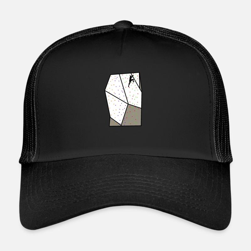 Climbing bouldering climbing wall mountaineering gift Trucker Cap