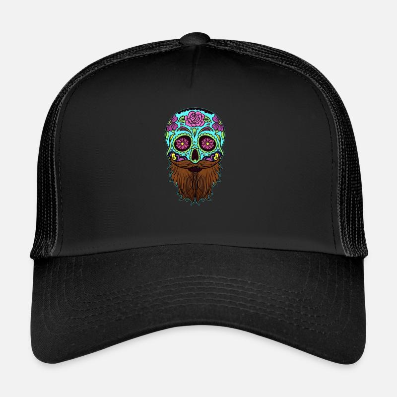 Dios Los Muertos Schädelprodukt | Dios Los Muertos Trucker Cap