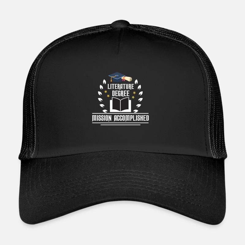 Diplôme en littérature Casquette trucker 