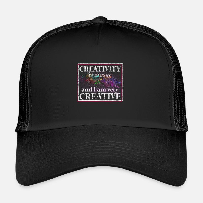 Künstler - Trucker Cap - Schwarz/Schwarz