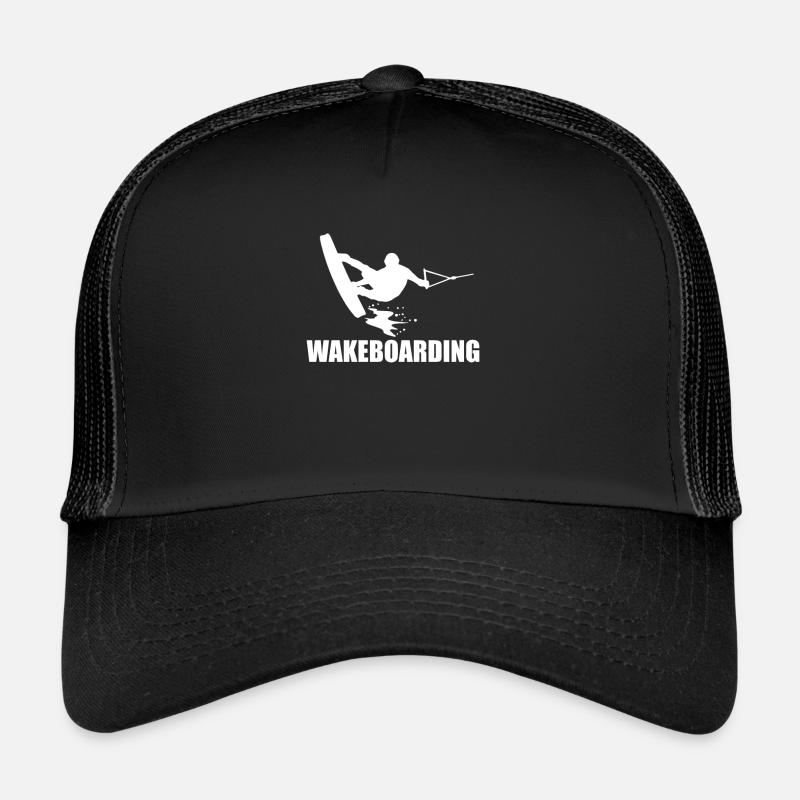 Wasserschi wakeboard - Trucker Cap - black/black