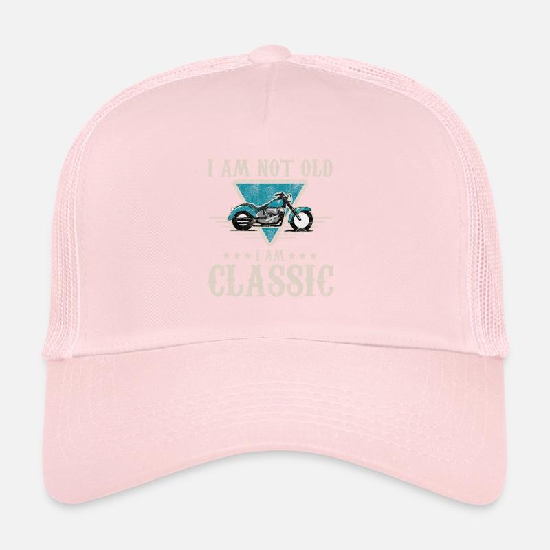 Ich bin nicht alt Motorrad Trucker Cap