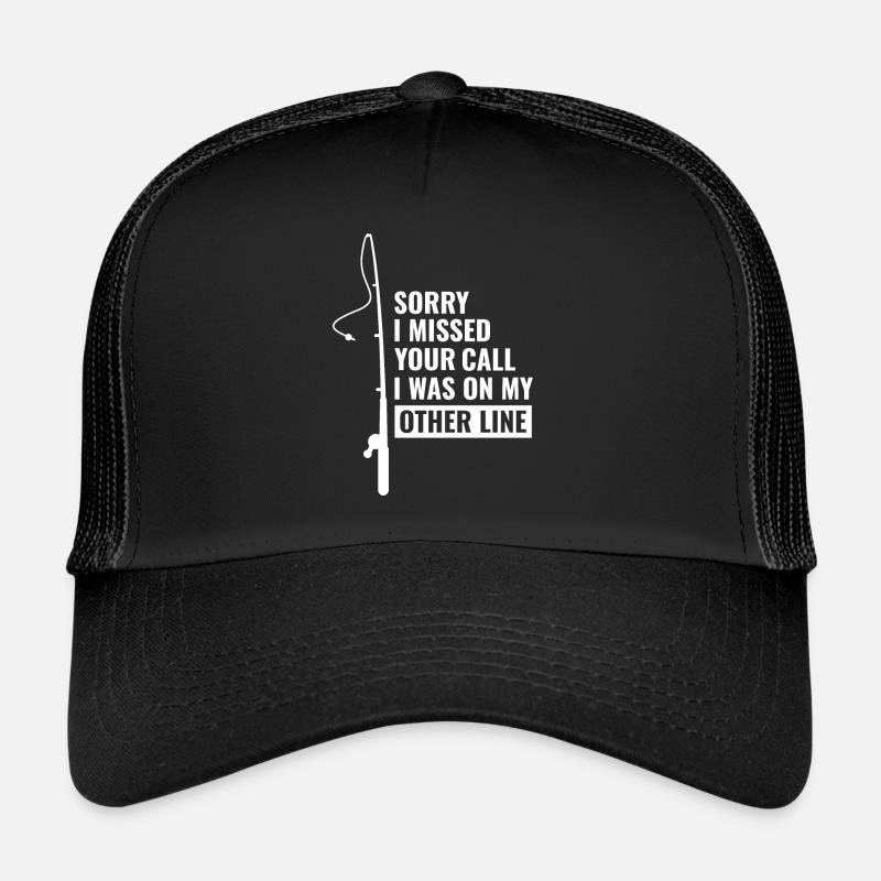 Pêche pêcheur pêche ange lac Casquette trucker 