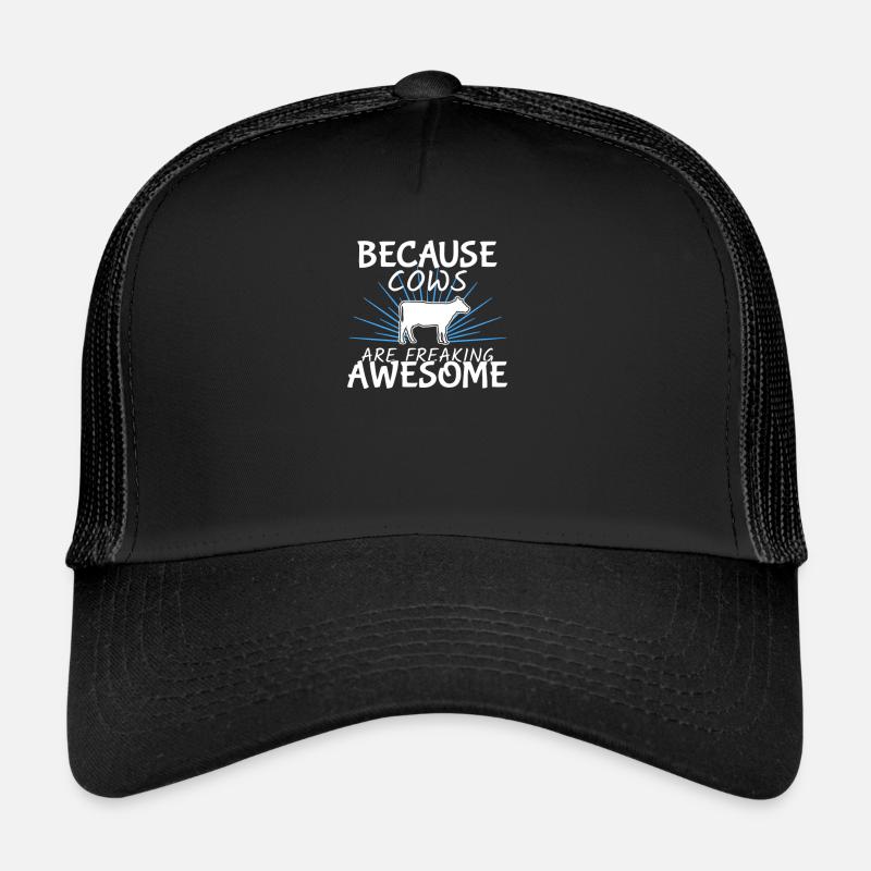 Kuh - Trucker Cap - Schwarz/Schwarz