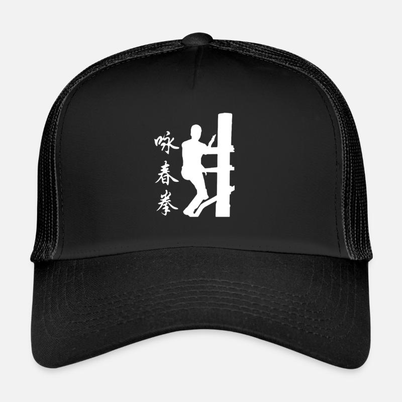 Shadow White Mook Jong Trucker Cap
