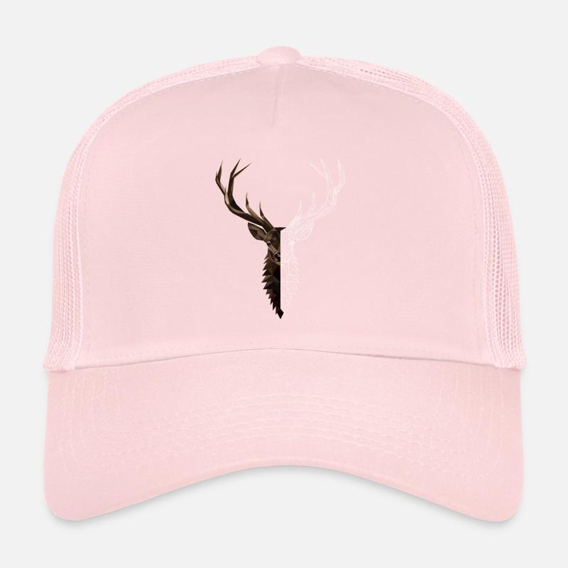 Stag art polygone Casquette trucker 