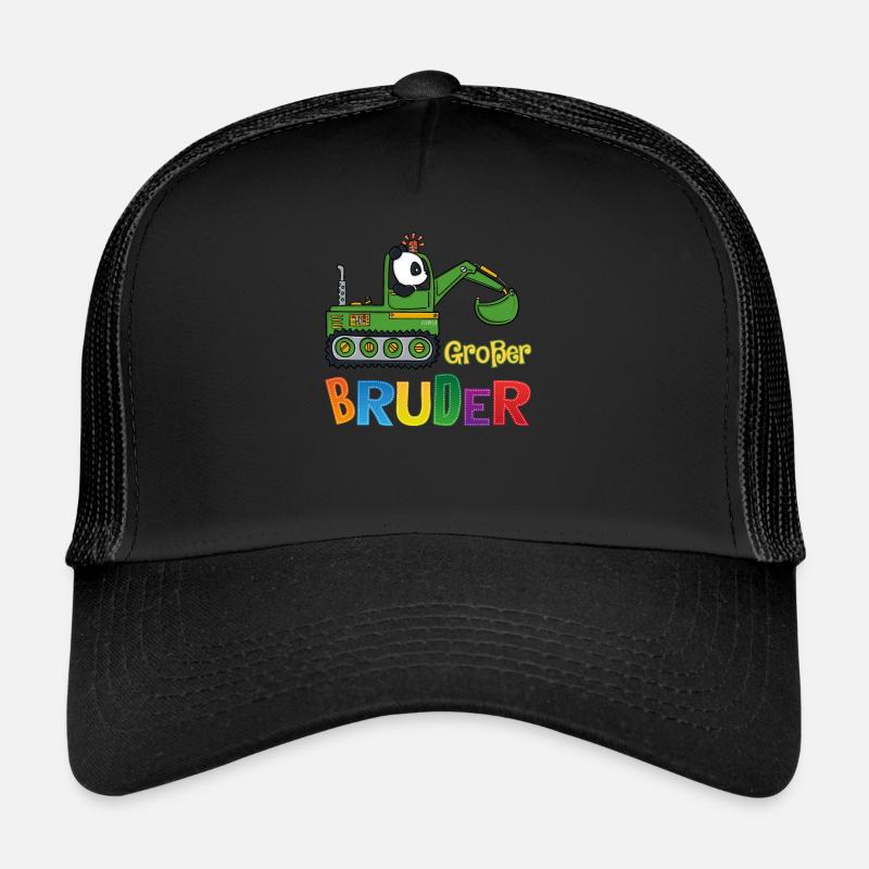 Großer Bruder Bagger Panda Trucker Cap