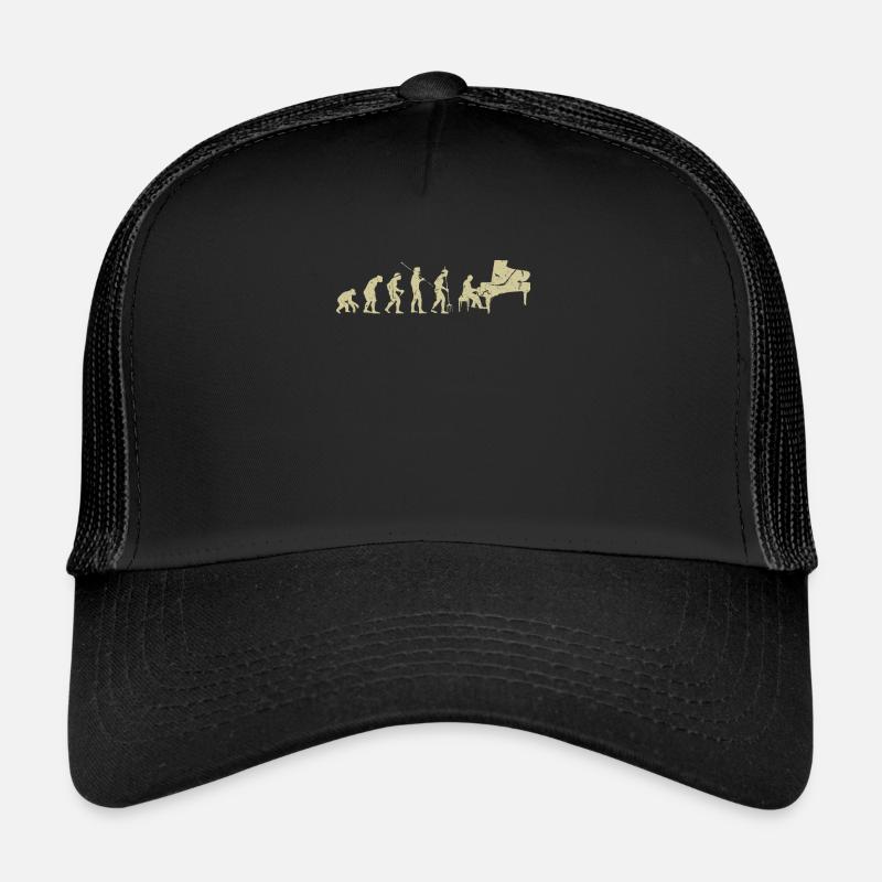Klavier Evolution - Trucker Cap - Schwarz/Schwarz
