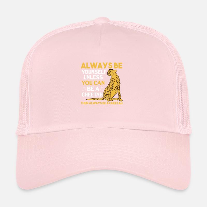 Design guépard pour garçons et filles Casquette trucker 