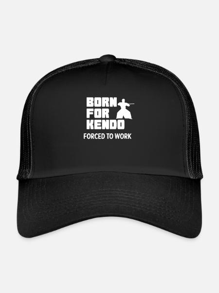 Kendo - Trucker Cap - black/black - Front