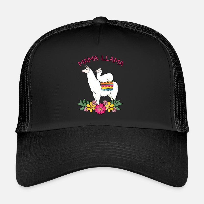 Mama Mutter Muttertag Geschenk Lama Llama Lustig Trucker Cap