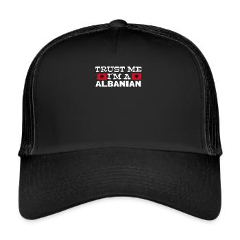 Albanian eagle - Trucker Cap - black/black - Front