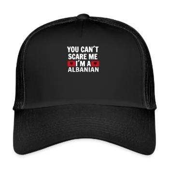 Albanian eagle - Trucker Cap - black/black - Front