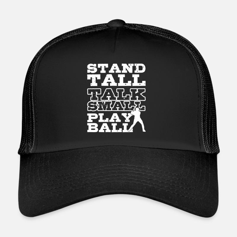 baseball - Trucker Cap - black/black
