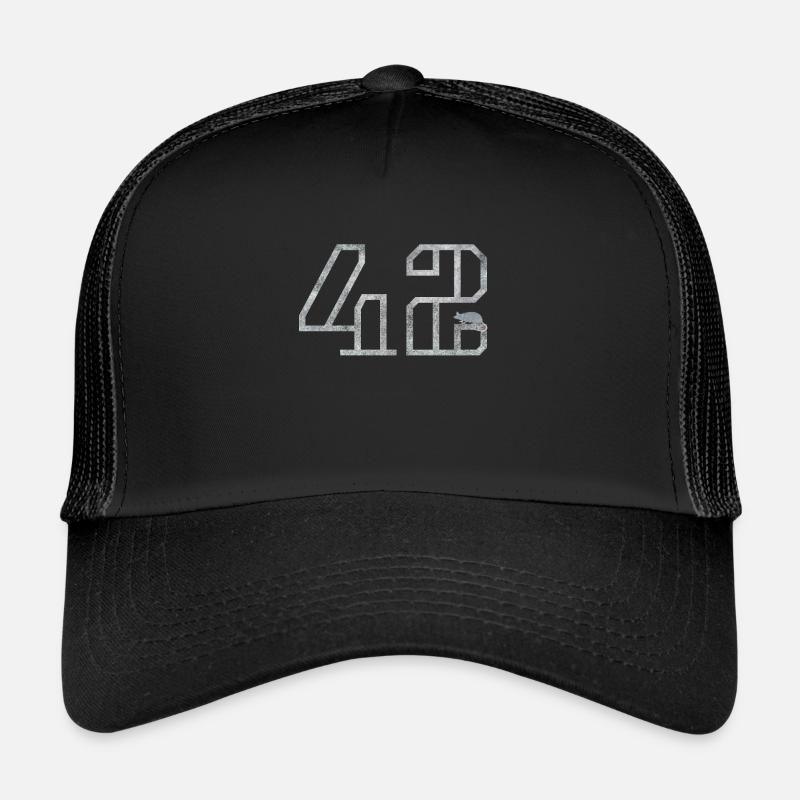 42 mit Maus, Geschenk, nerd, Computer freaks Trucker Cap