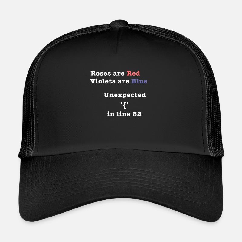 Unexpected Bracket in Line 32 Trucker Cap