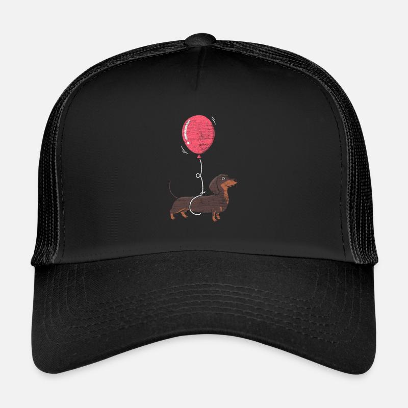 Dackel Luftballon Trucker Cap