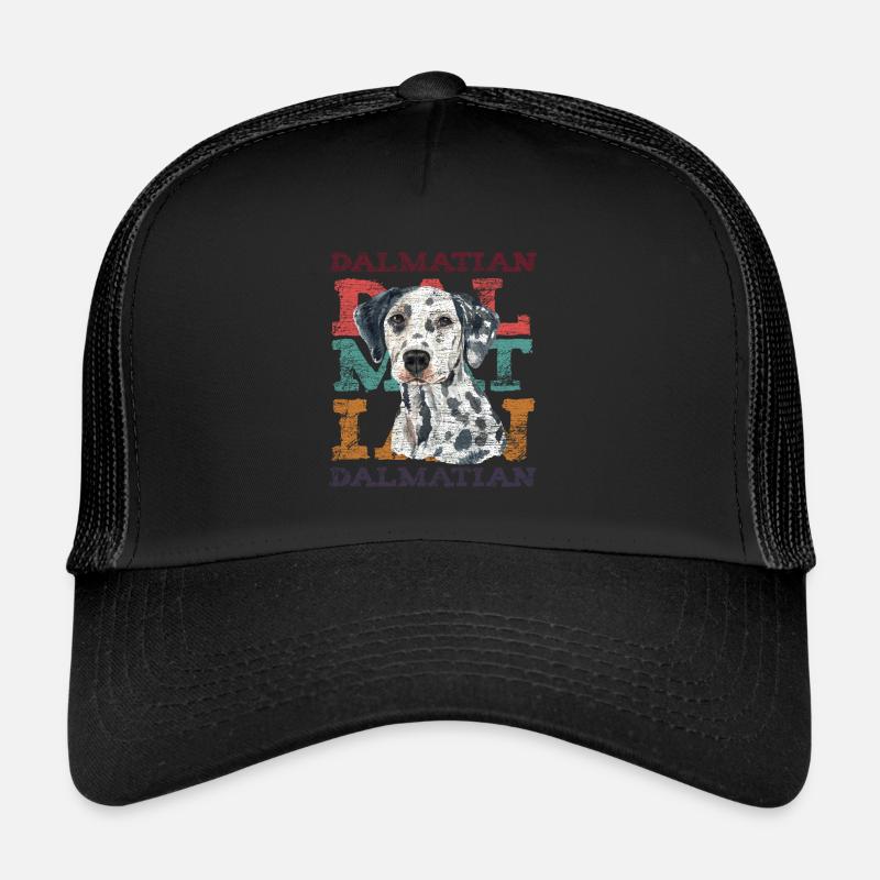 Dalmatiner - Trucker Cap - Schwarz/Schwarz