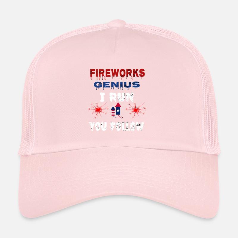 Fireworks Genius I Run You Suivez Casquette trucker 