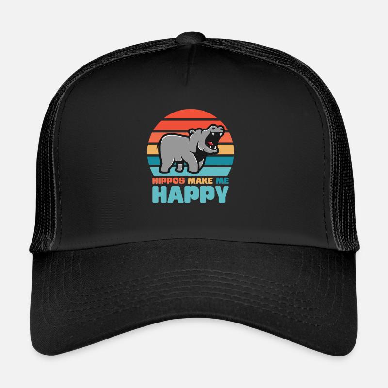 Nilpferd Glück Trucker Cap