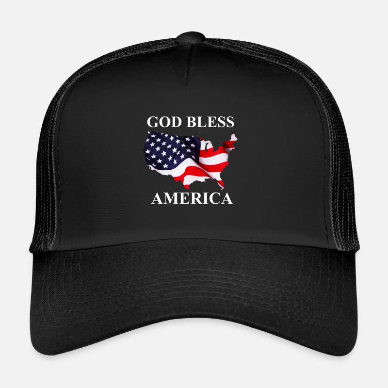 États-Unis God bless America Casquette trucker 