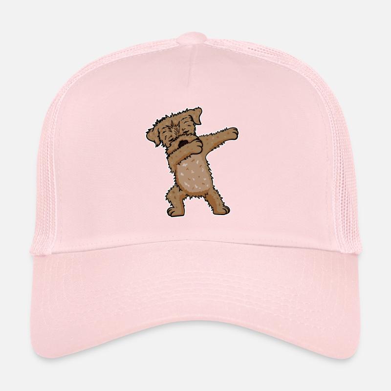 Chiot Border Terrier Dabbing Funny Gift Casquette trucker 