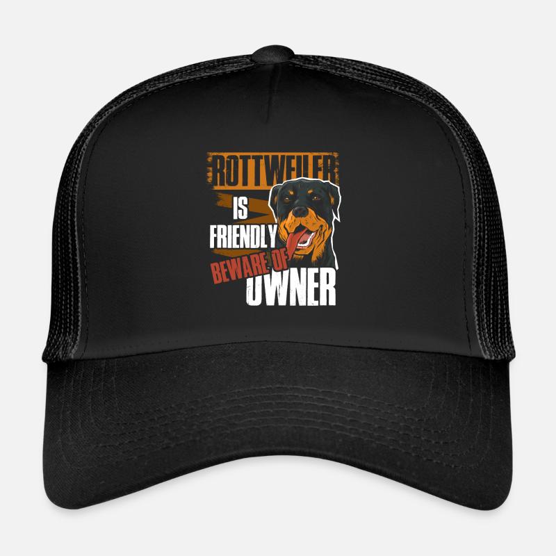 Rottweiler Besitzer Trucker Cap