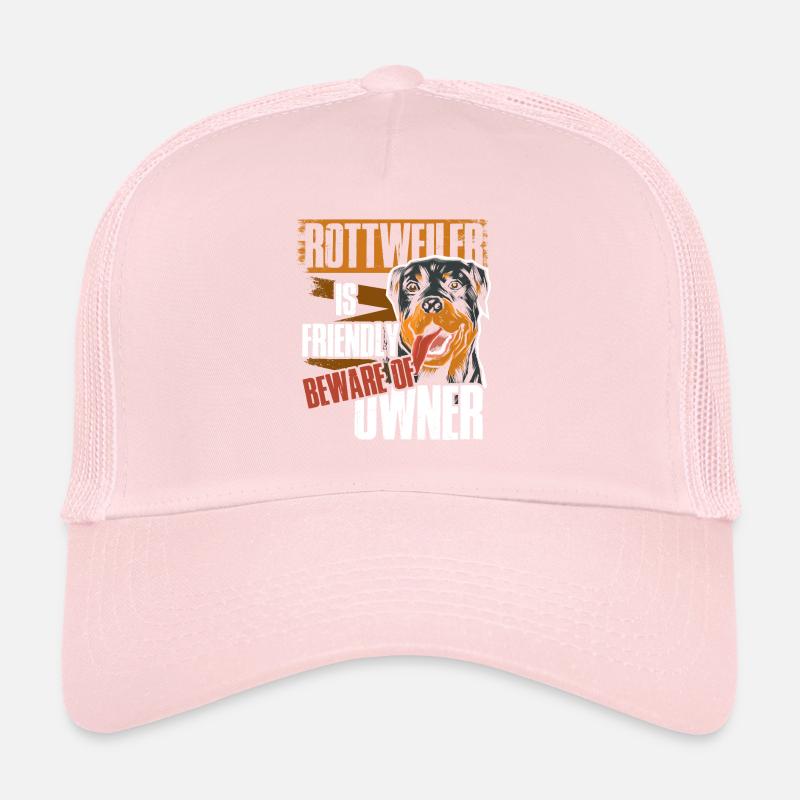 Rottweiler propriétaire Casquette trucker 