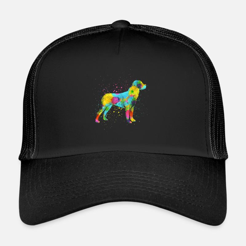 Rottweiler - Trucker Cap - Schwarz/Schwarz