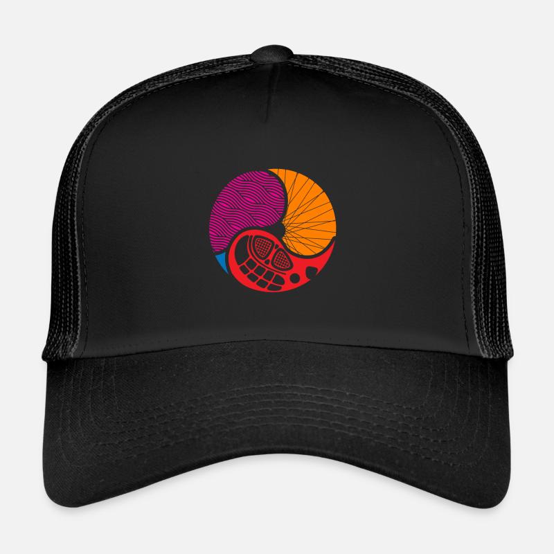 Triathlon - Casquette trucker  - noir/noir