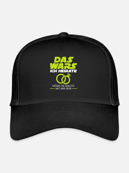 T-shirt Bachelorette Party Idées Outfit JGA - Casquette trucker  - noir/noir - Devant