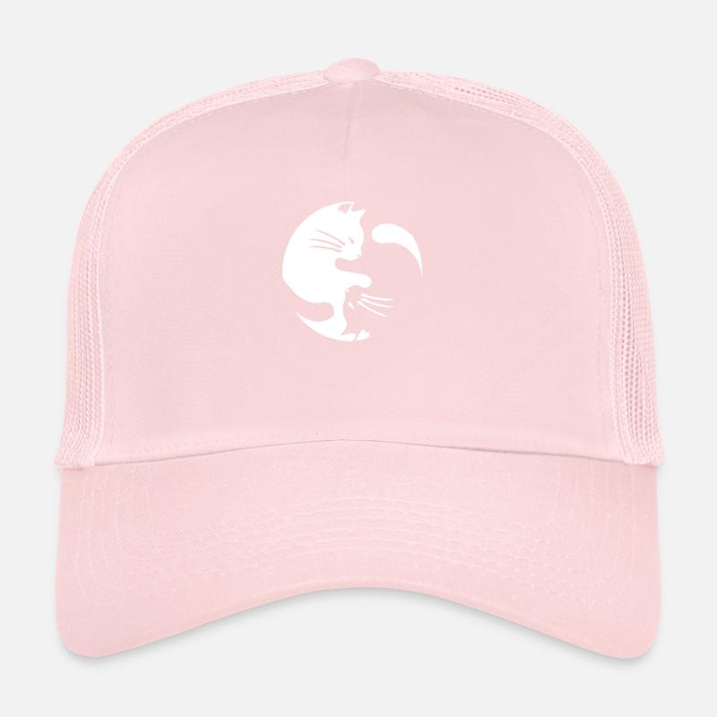 Chat yin et yang Casquette trucker 