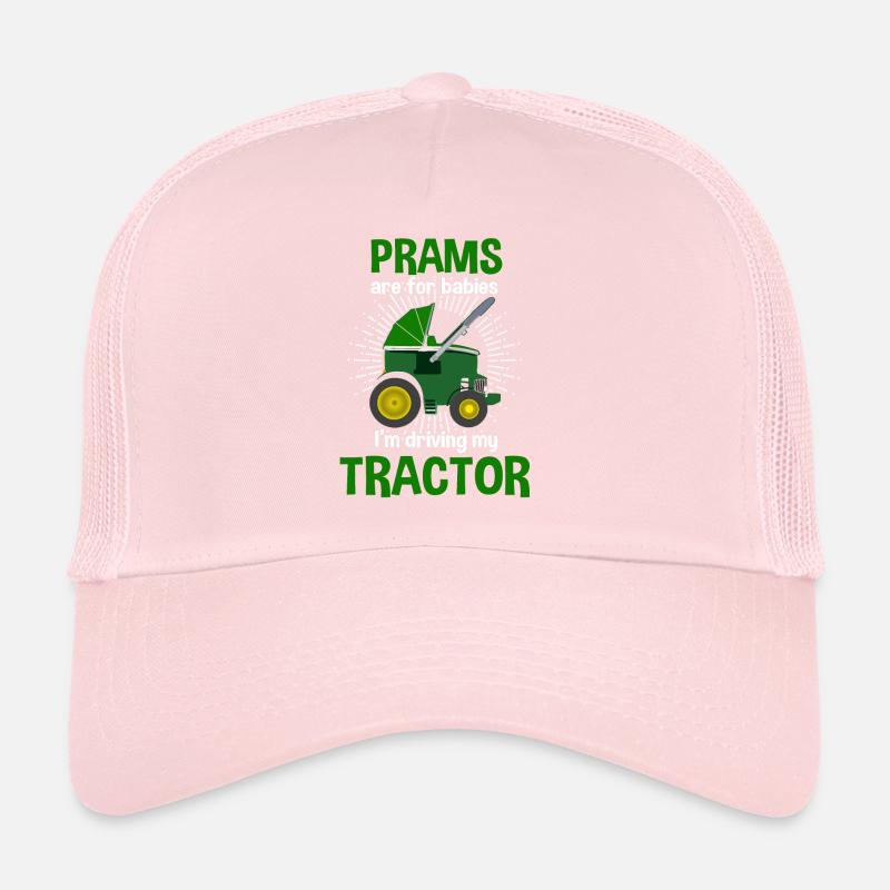 Traktor als Kinderwagen Kinder Trucker Cap
