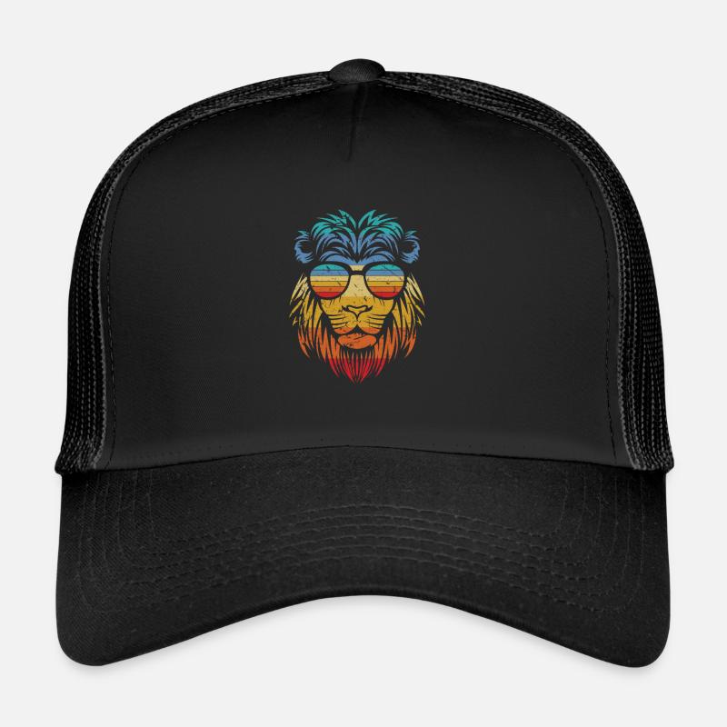 Löwe - Trucker Cap - Schwarz/Schwarz