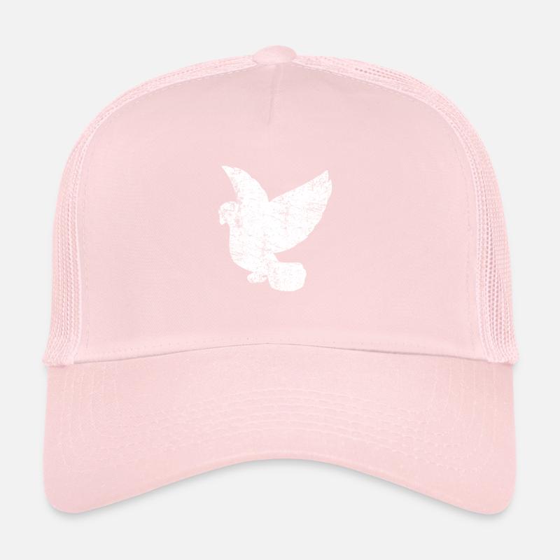 Taube Weiße Taube Trucker Cap