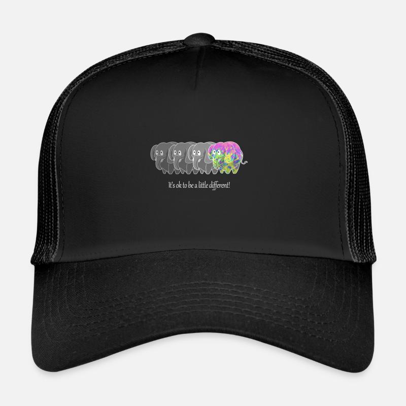 Vintage Elephant Ça va un peu différemment Casquette trucker 