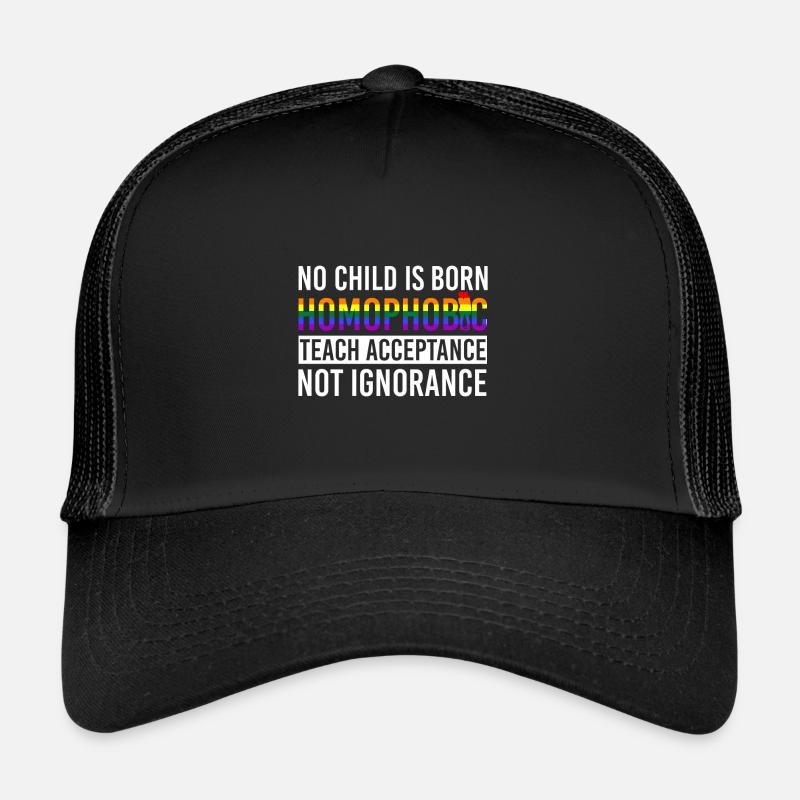 lgBT - Trucker Cap - Schwarz/Schwarz