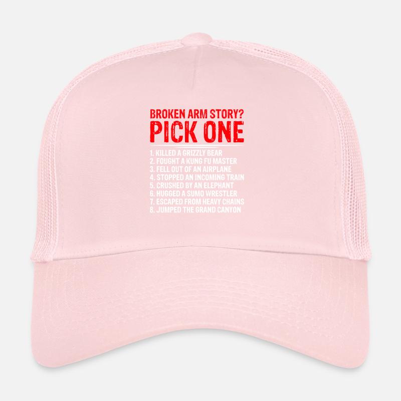 Broken Arm Story Lustig Trucker Cap