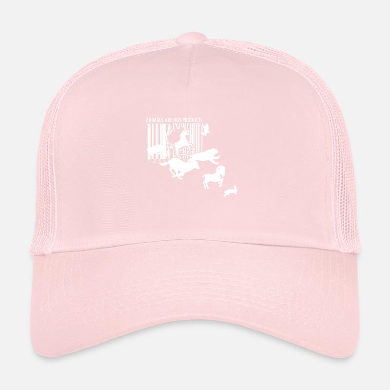 Défenseurs des animaux - Pas de produits Code-barres vegan Casquette trucker 