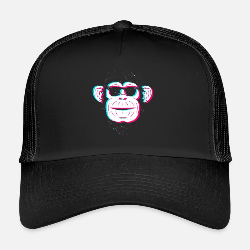 MONKEY SUNGLASSES Trucker Cap
