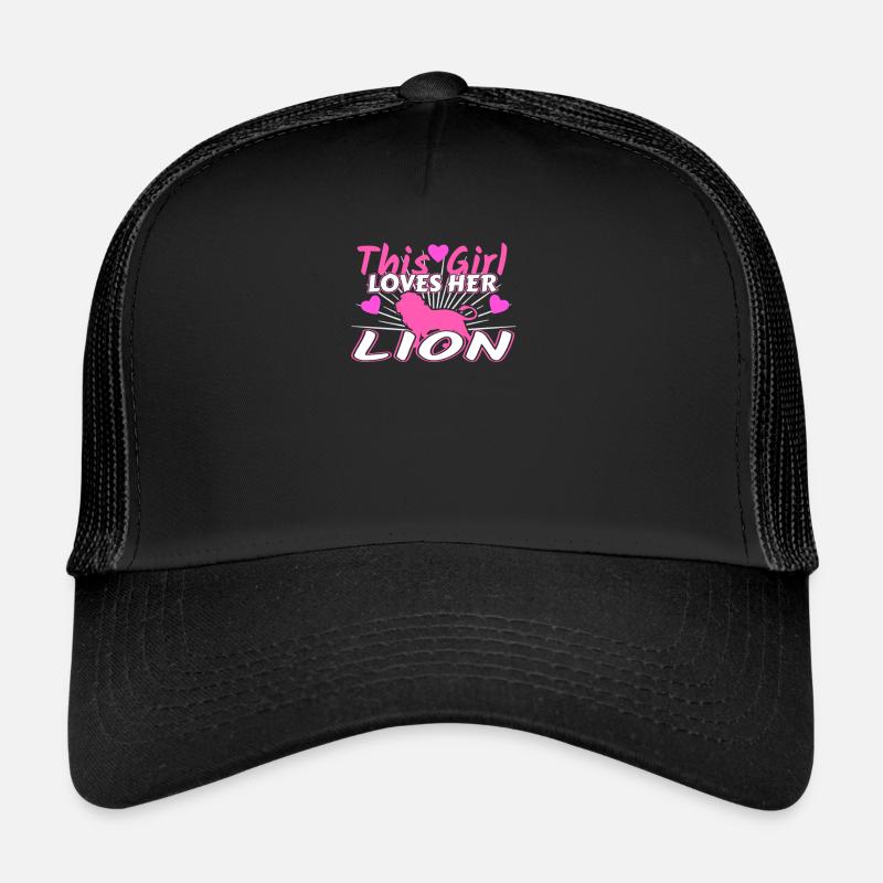 Löwe - Trucker Cap - Schwarz/Schwarz