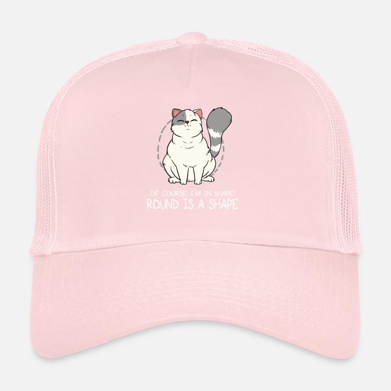 Chatte grasse forme moelleuse moelleuse Casquette trucker 