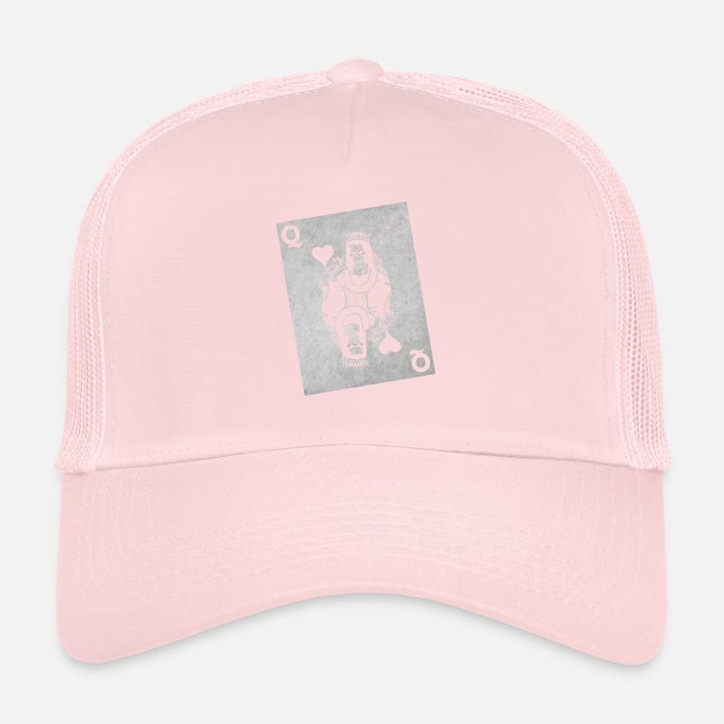 Halloween Playing Card Queen Card Card Game Trucker Cap