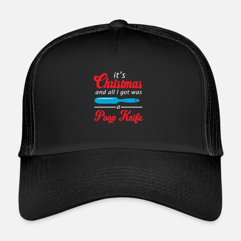 Caca Cadeau de Noël Casquette trucker 