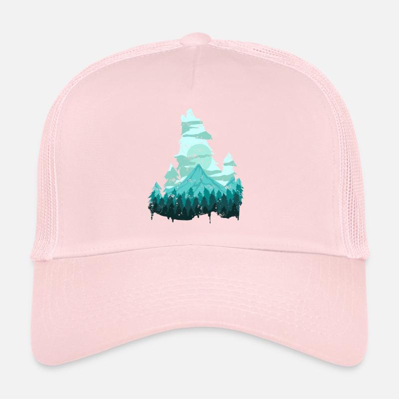 Wild Wild Wolf Wilderness Outdoor Forest Casquette trucker 