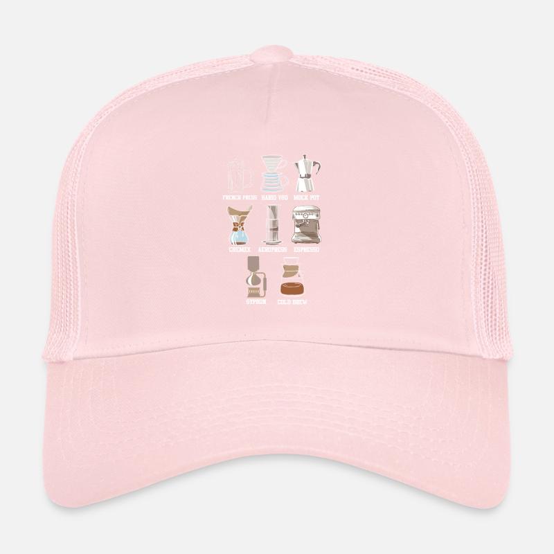 Méthode au café Caféine Espresso Latte Casquette trucker 