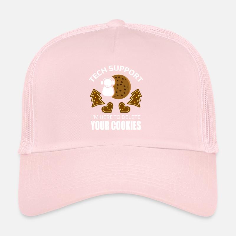 Support technique Cookie Supprimer Computer Scientist Casquette trucker 