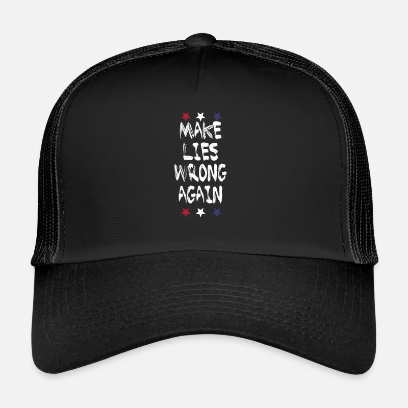 Make Lies Wrong Again2 Trucker Cap