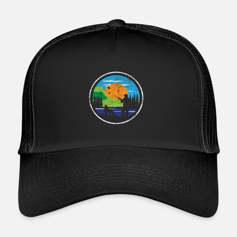 Chasse de chien de chasse Casquette trucker 